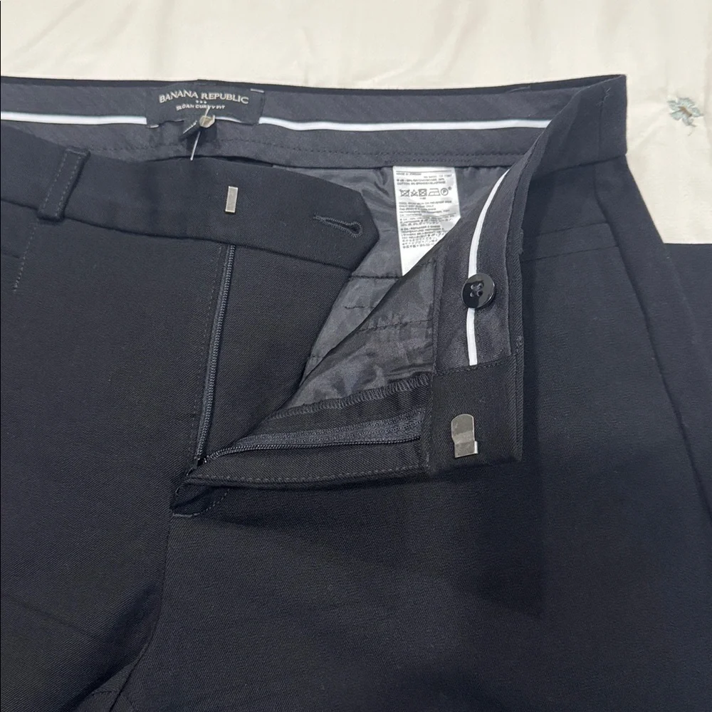 Banana Republic Women’s Black Dress Pants Sloan Curvy Fit - Picture 6 of 7